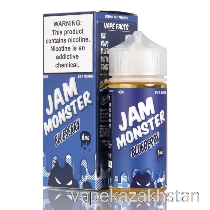 Vape Disposable Blueberry - Jam Monster - 100mL 6mg